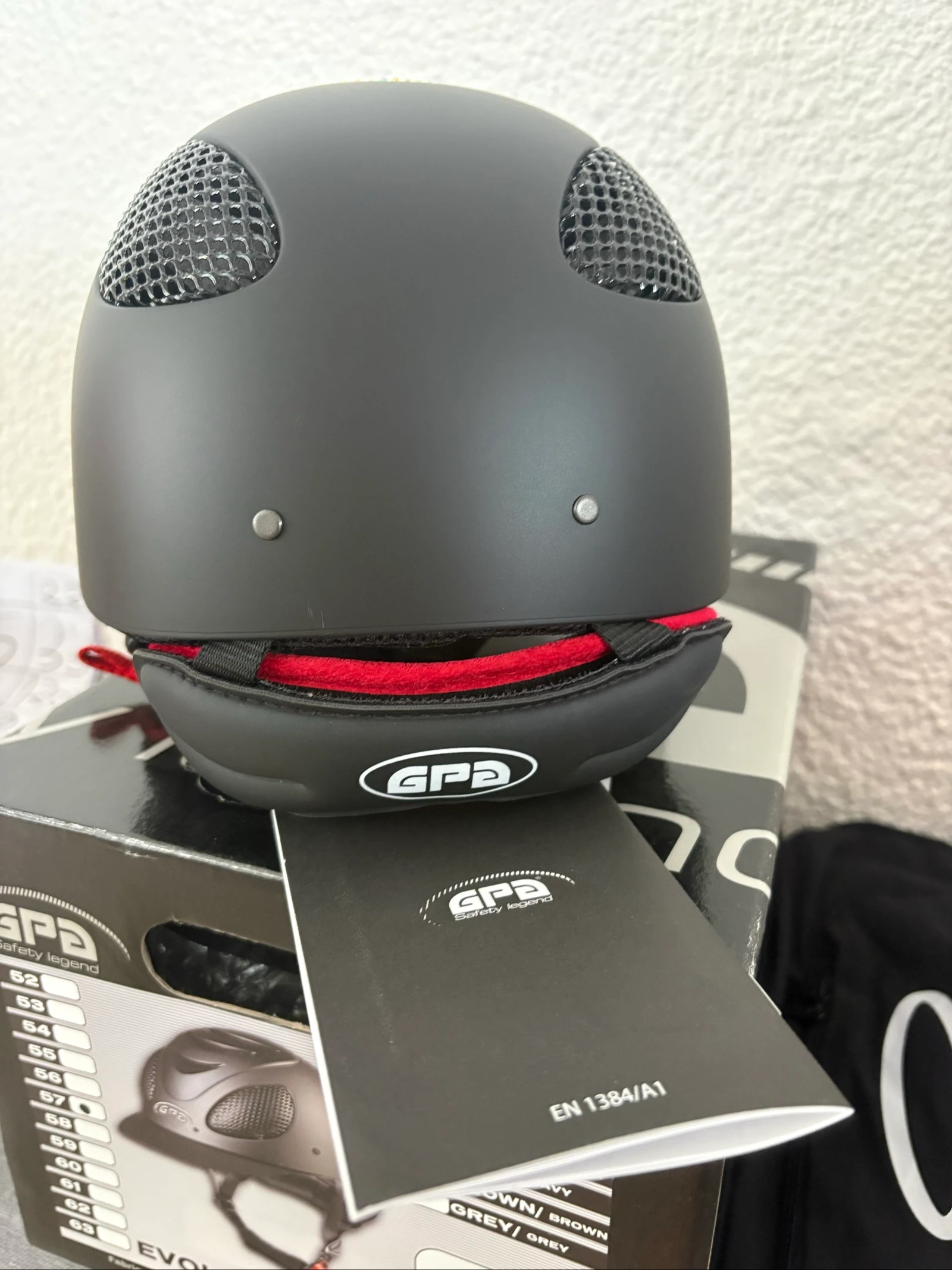 Casco GPA Speed Air Evolution 2 negro mate Strass T57 nuevo con caja – photo 6